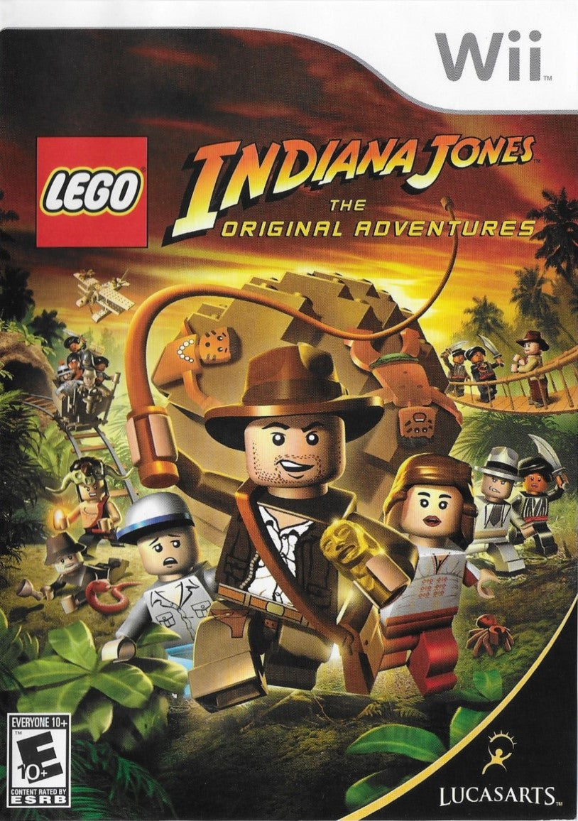 Lego Indiana Jones: The Original Adventures Wii - Video Game - Used - CaveGamers