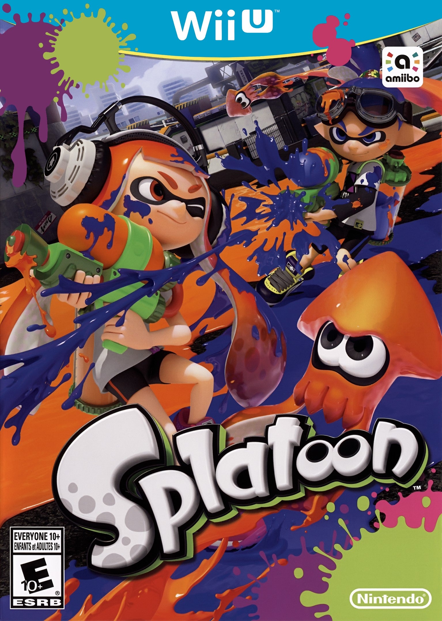 Splatoon Wii U - Video Game - Used - CaveGamers