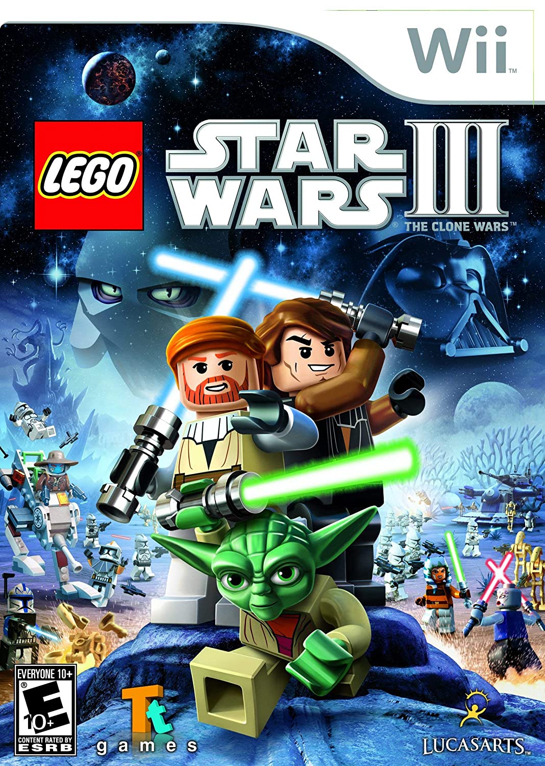 Lego Star Wars III: The Clone Wars Wii - Video Game - Used - CaveGamers