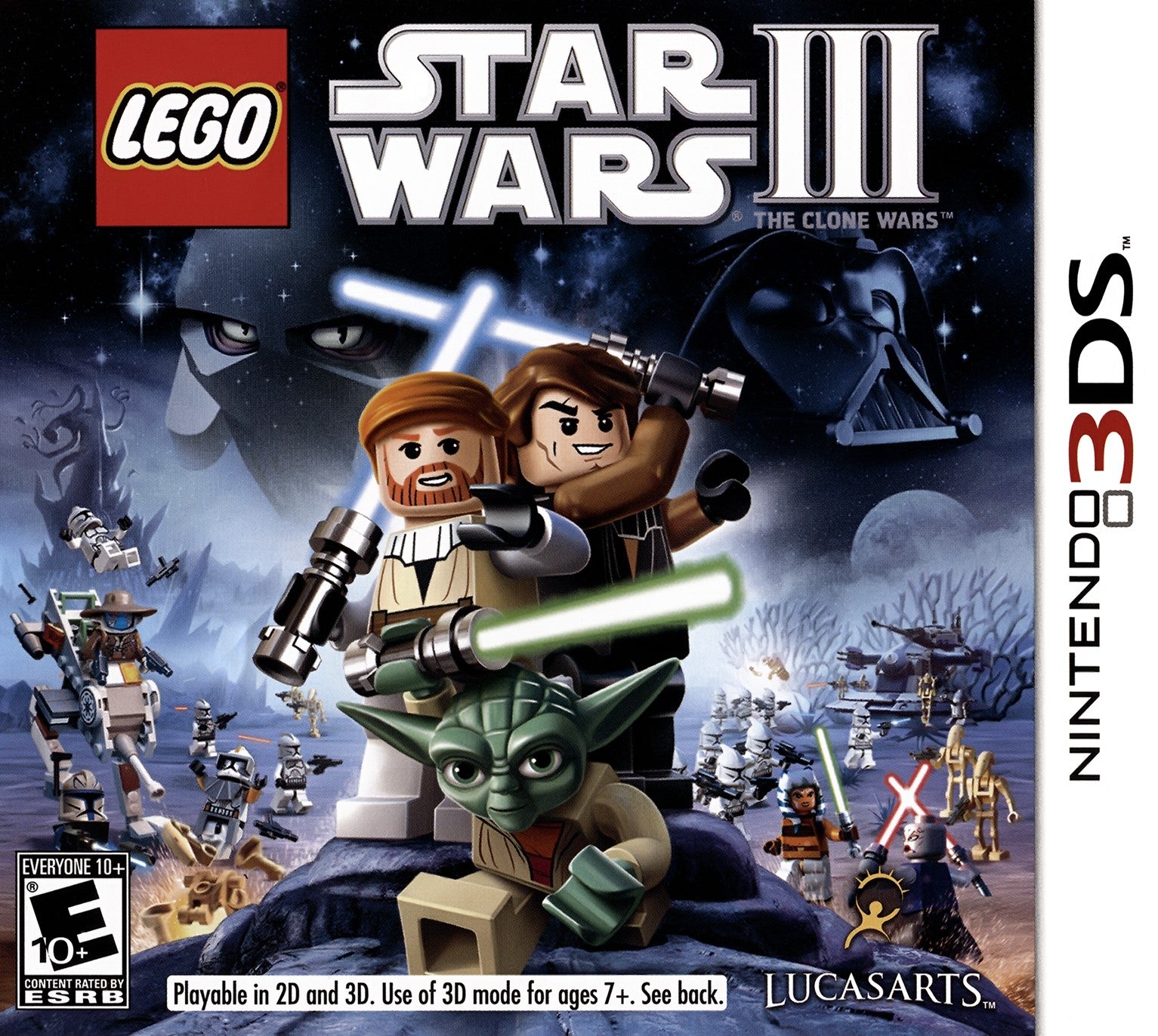 Lego Star Wars III: The Clone Wars 3DS - Video Game - Used - CaveGamers