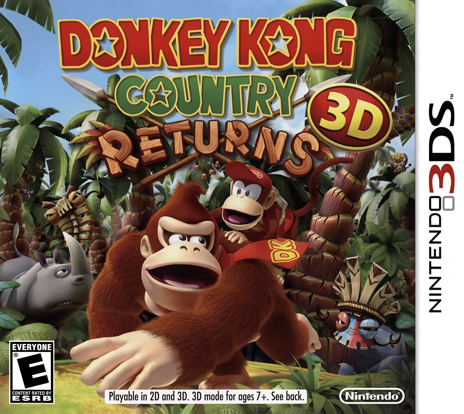 Donkey Kong Country Returns 3D 3DS - Video Game - Used - CaveGamers