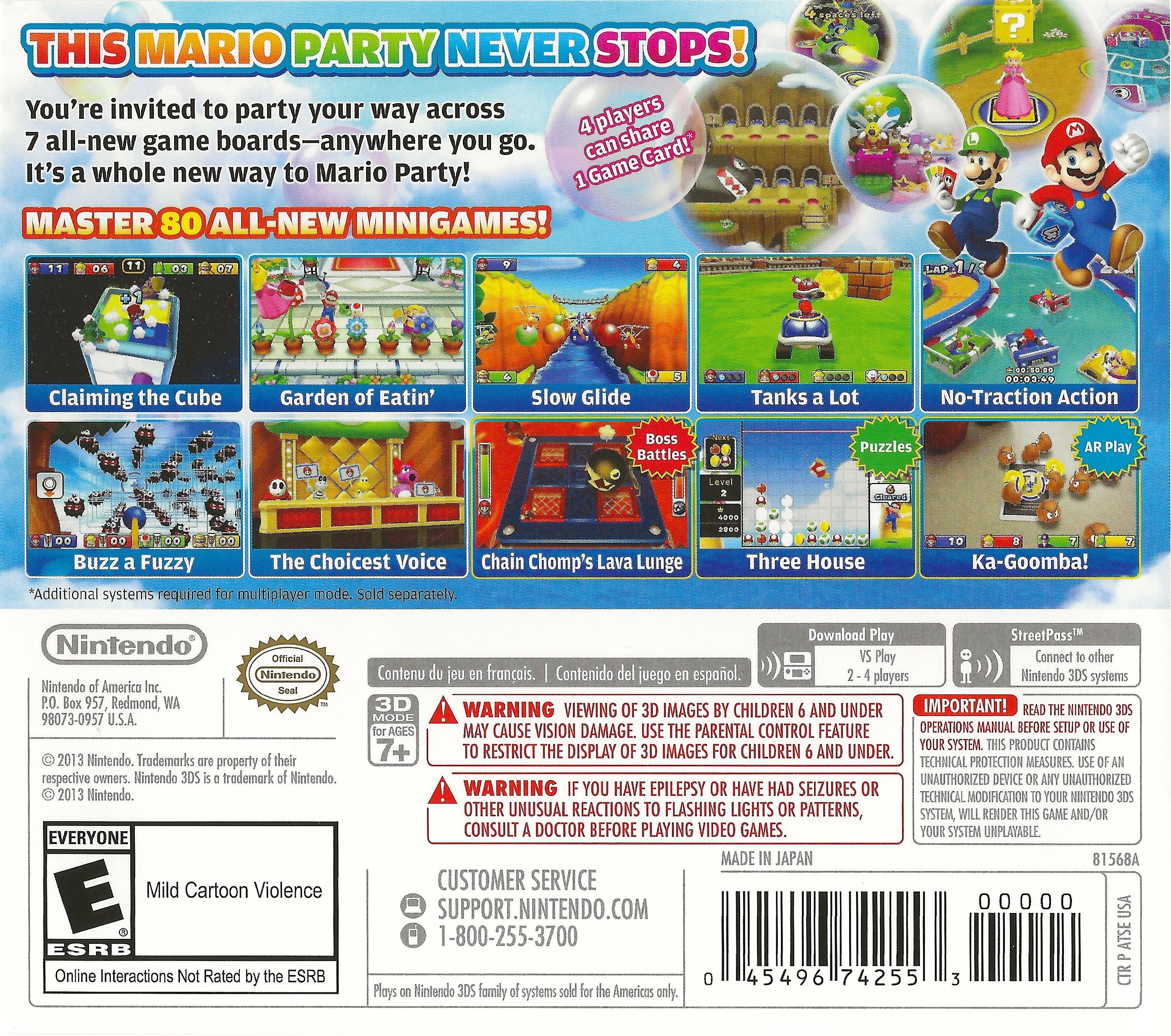 Mario Party: Island Tour 3DS - Video Game - Used - CaveGamers - Image 2