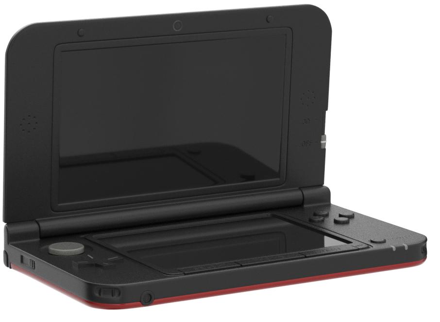 Nintendo 3DS XL - Red / Black - Video Game System - Used - CaveGamers - Image 2