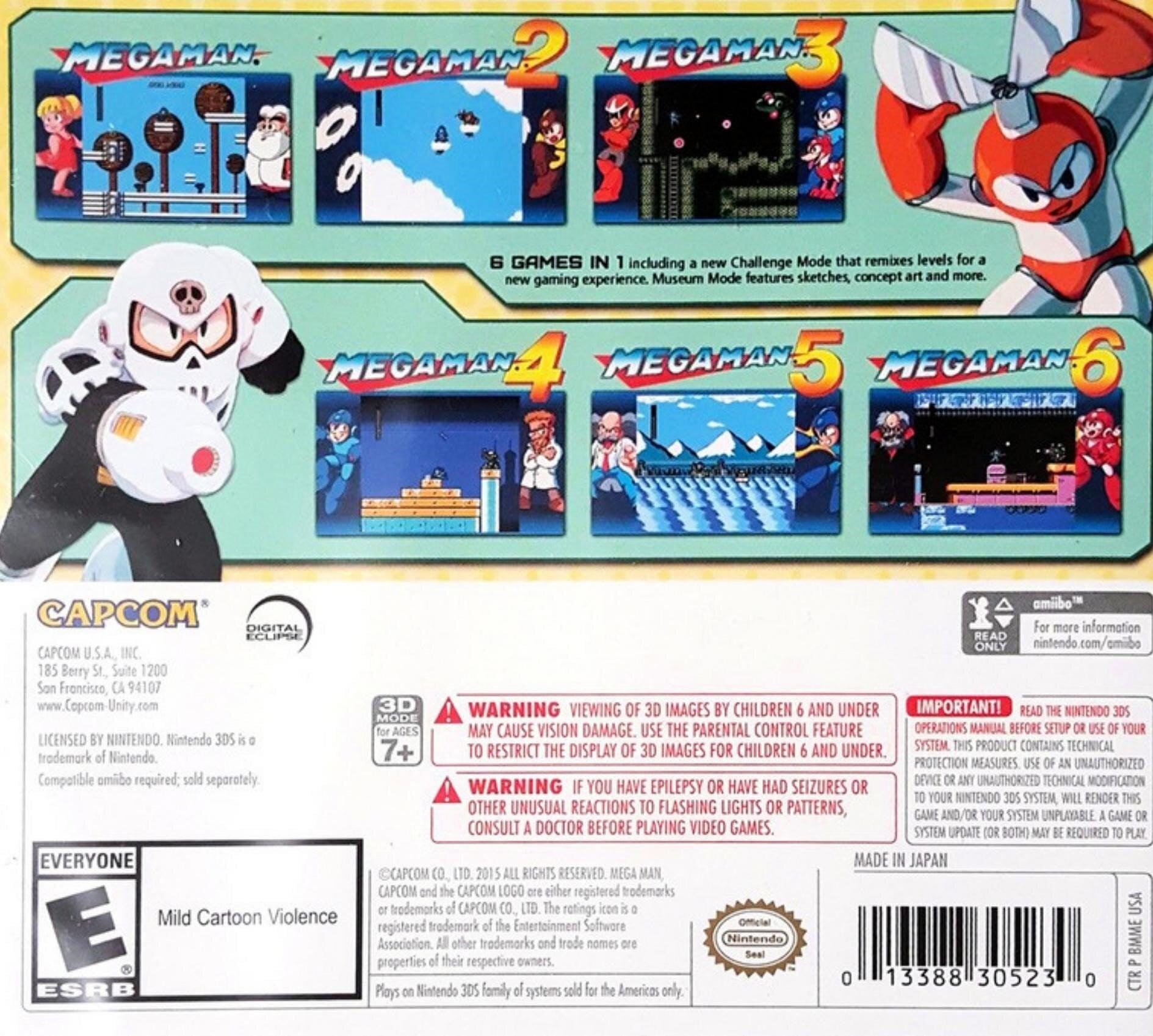 Mega Man Legacy Collection 3DS - Video Game - Used - CaveGamers - Image 2