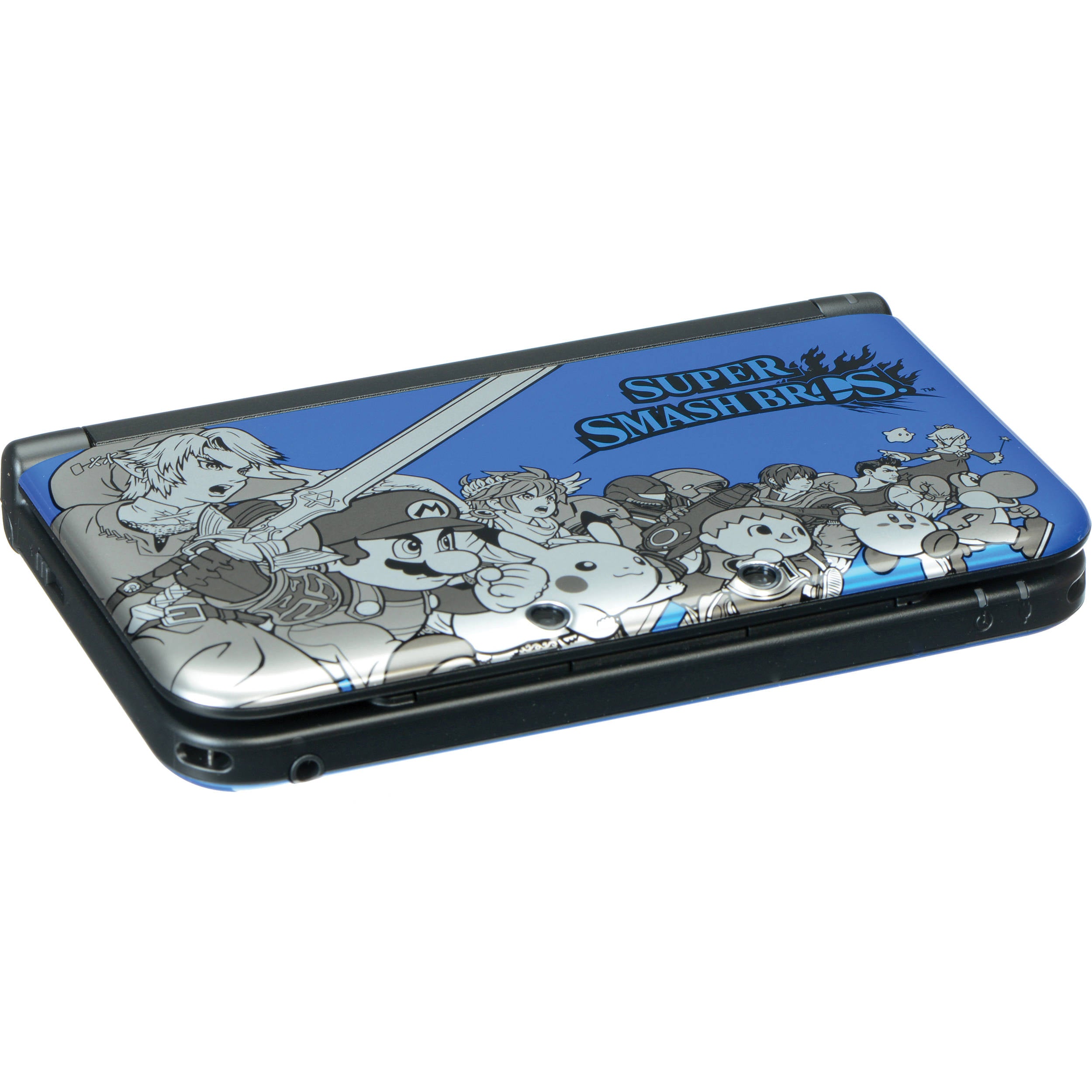 Nintendo 3DS XL - Super Smash Bros Limited Edition Blue - Video Game System - Used - CaveGamers - Image 2