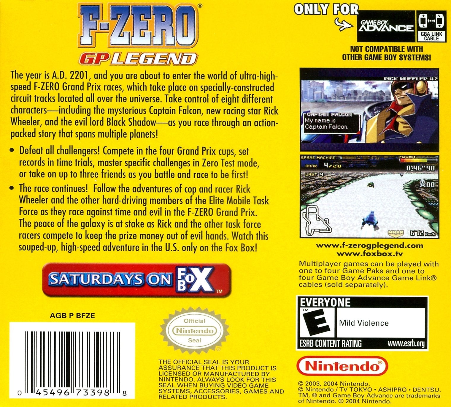 F-Zero GP Legend Game Boy Advance - Video Game - Used - CaveGamers - Image 2