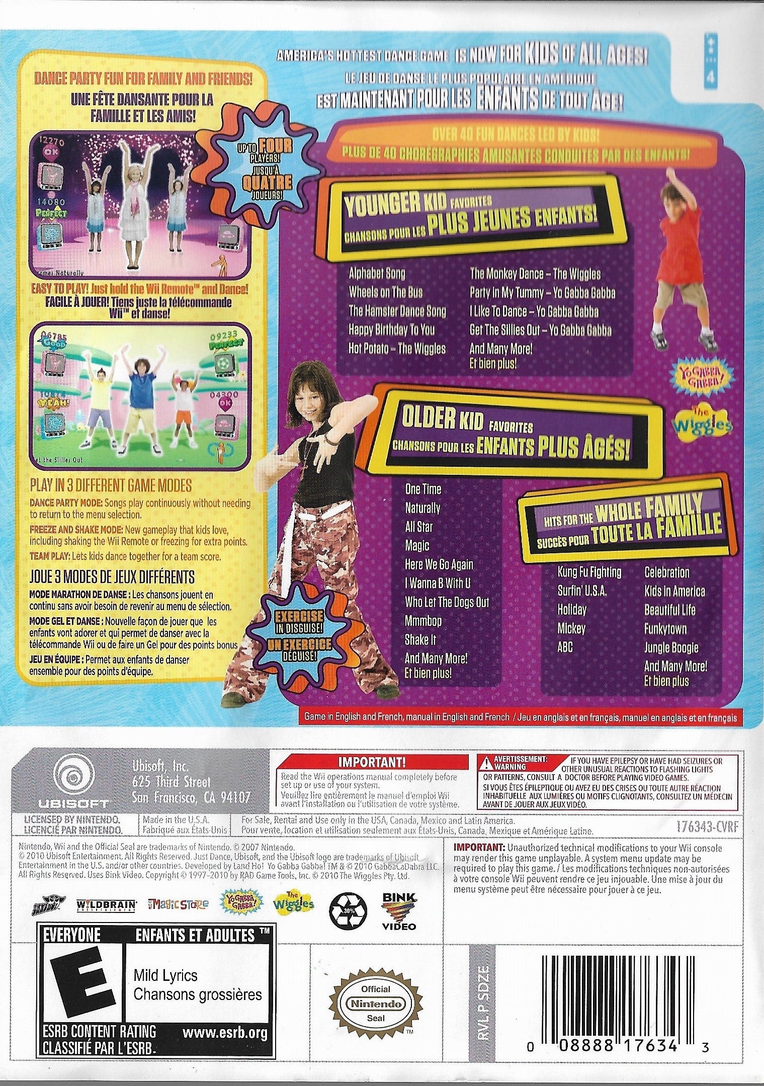 Just Dance Kids Wii - Video Game - Used - CaveGamers - Image 2