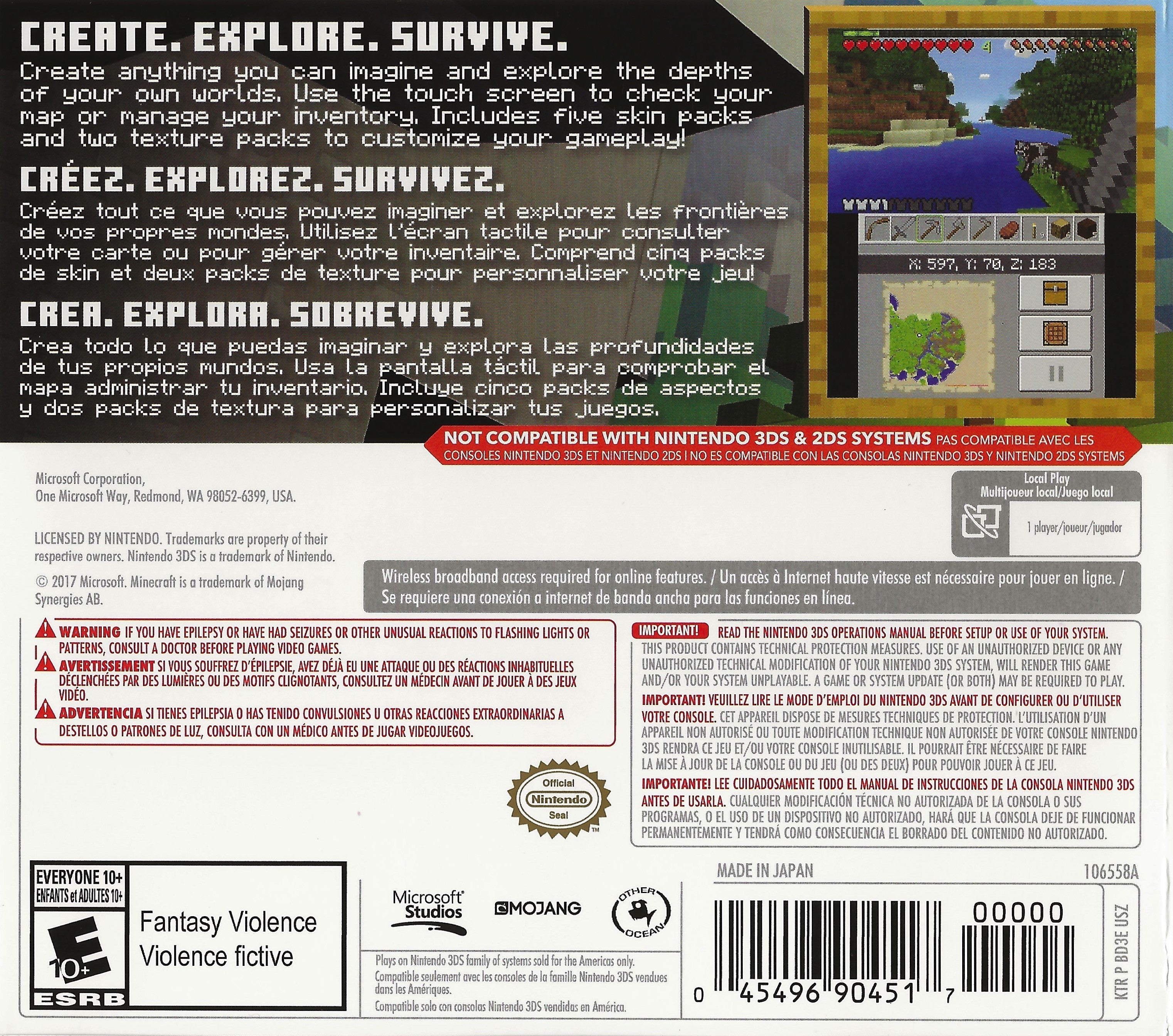 Minecraft: New Nintendo 3DS Edition