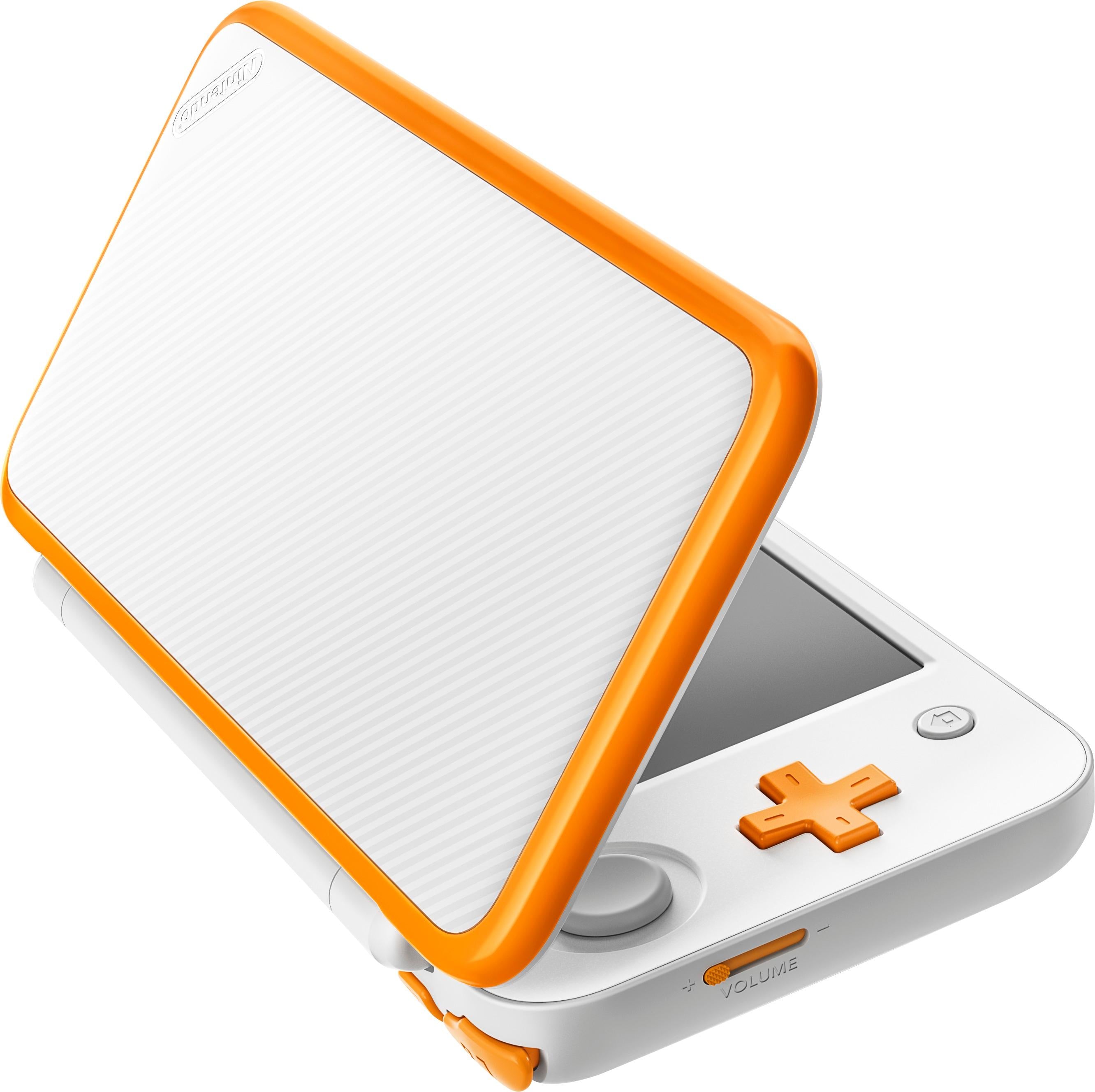 New Nintendo 2DS XL - White/Orange 3DS - Video Game System - Used - CaveGamers - Image 2