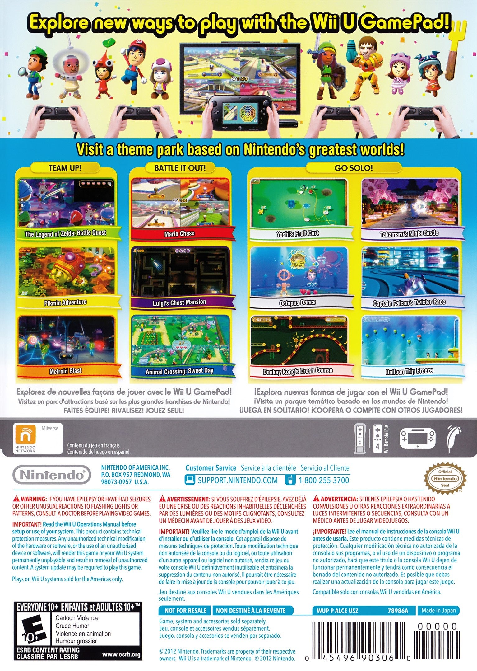 Nintendo Land Wii U - Video Game - Used - CaveGamers - Image 2