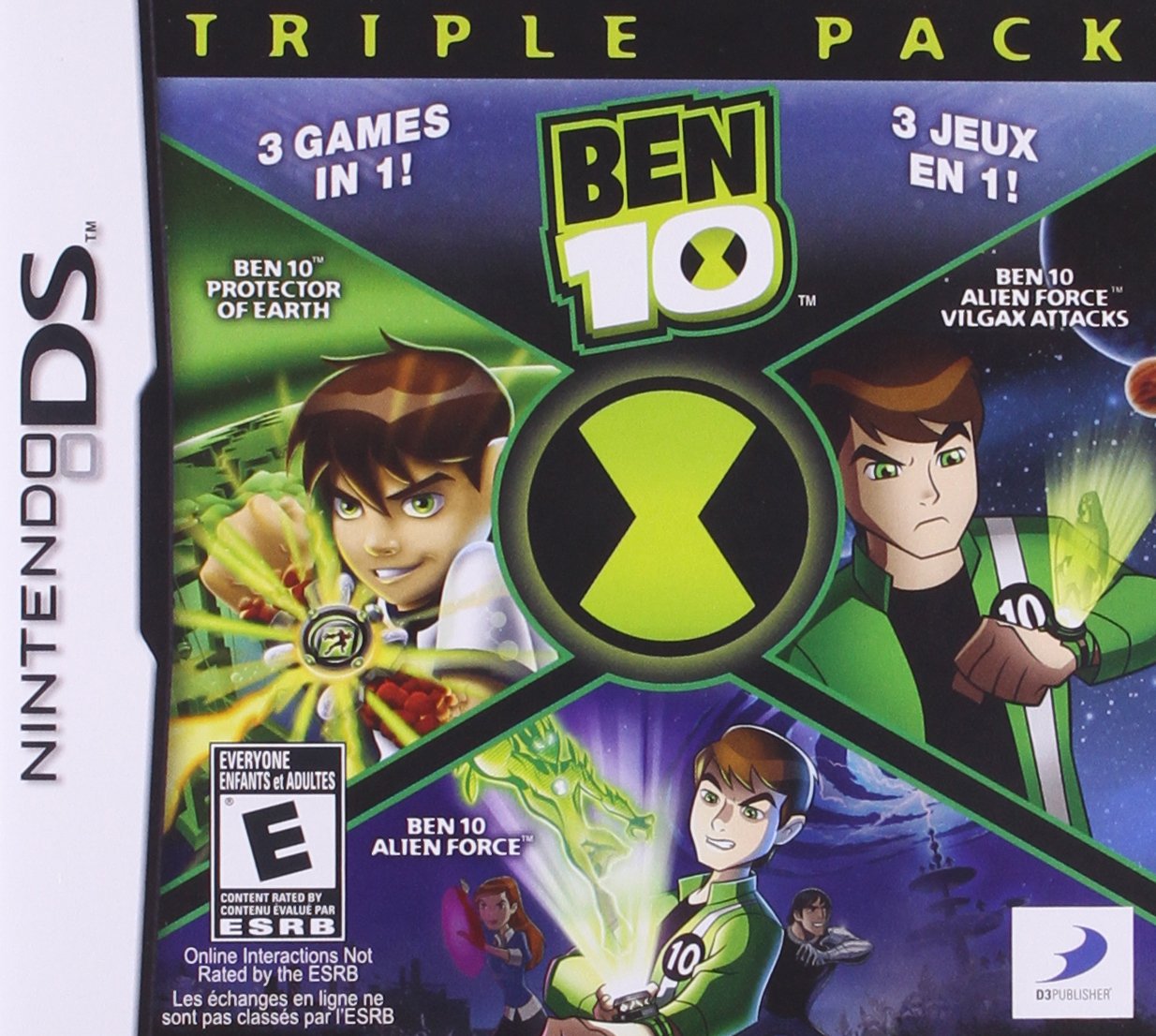 Ben 10 Triple Pack DS - Video Game - Used - CaveGamers