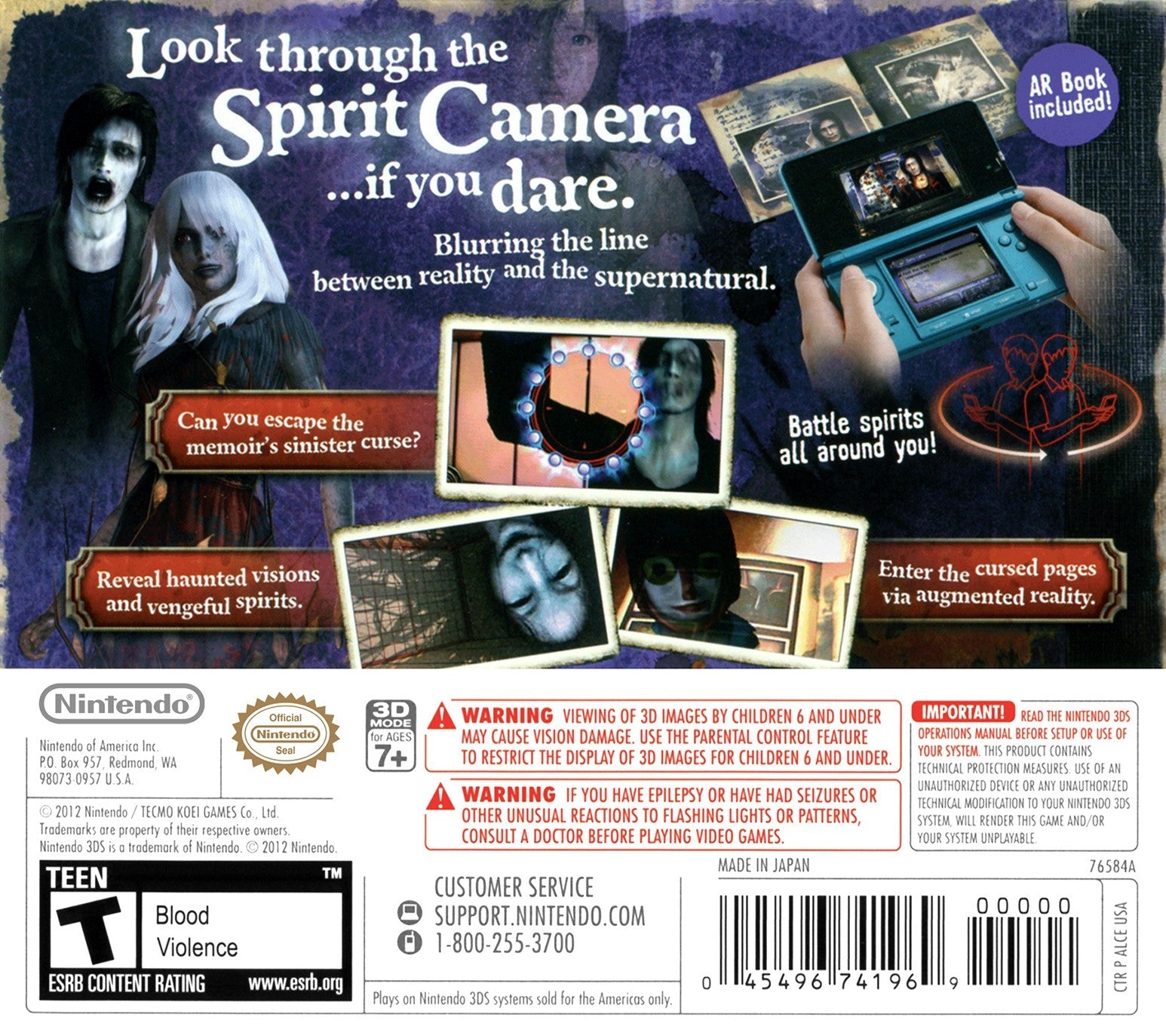 Spirit Camera: The Cursed Memoir