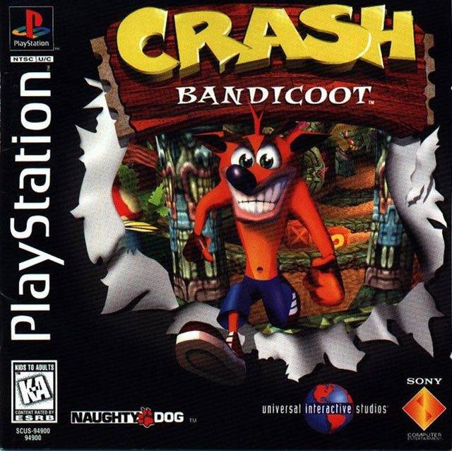 Crash Bandicoot Playstation - Video Game - Used - CaveGamers