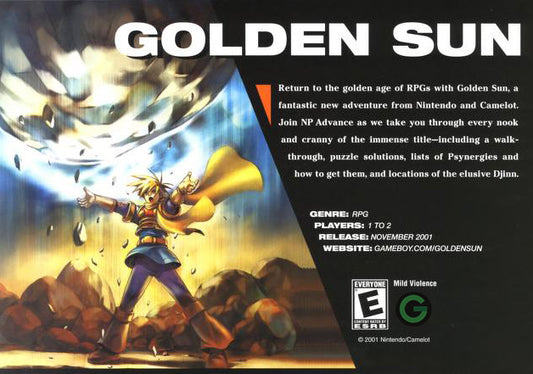 Rediscovering the Magic: Golden Sun Series on GBA and Switch