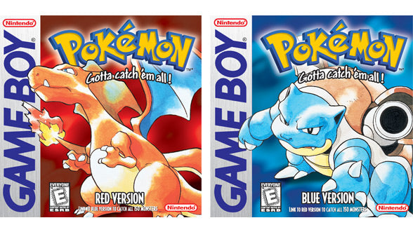 Pokemon Red and Blue cover art