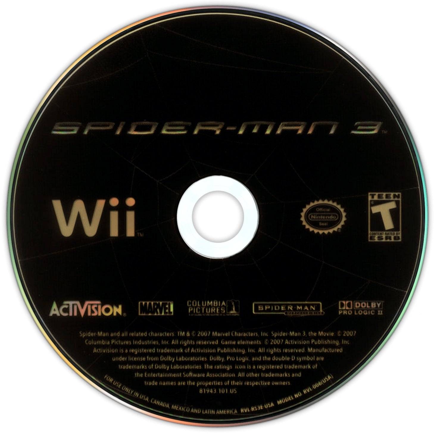 Spider-Man 3 Wii - Video Game - Used - CaveGamers - Image 3