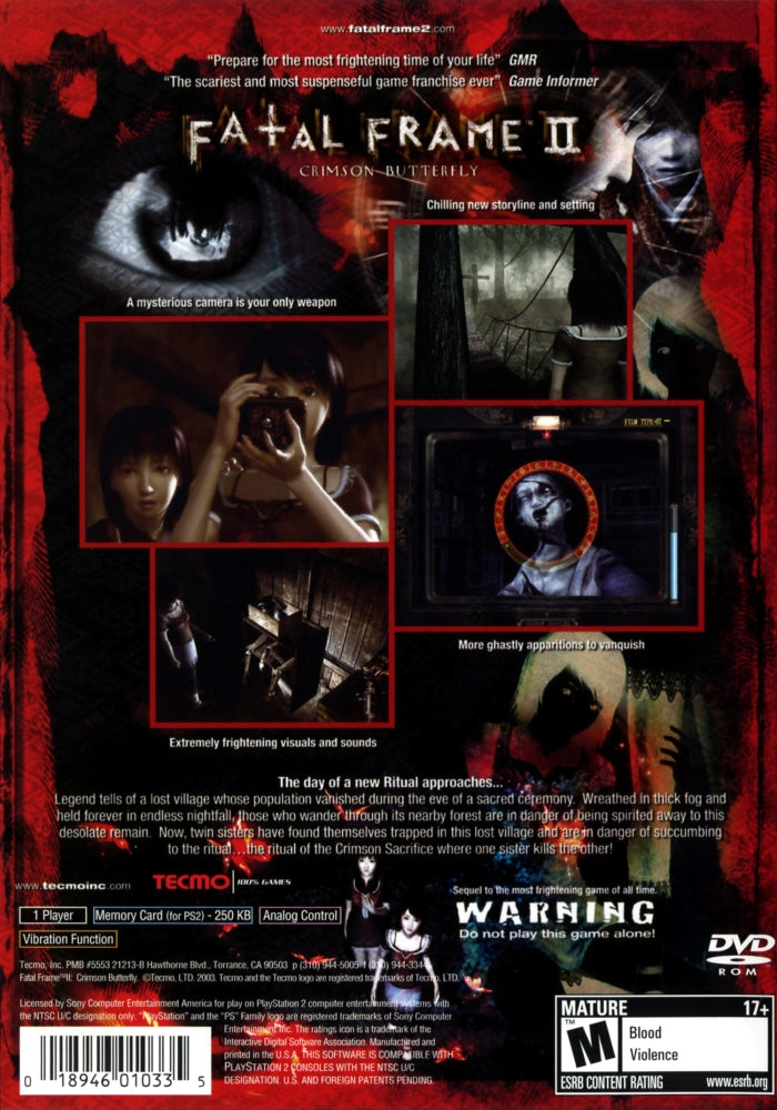 Fatal Frame 2: Crimson Butterfly