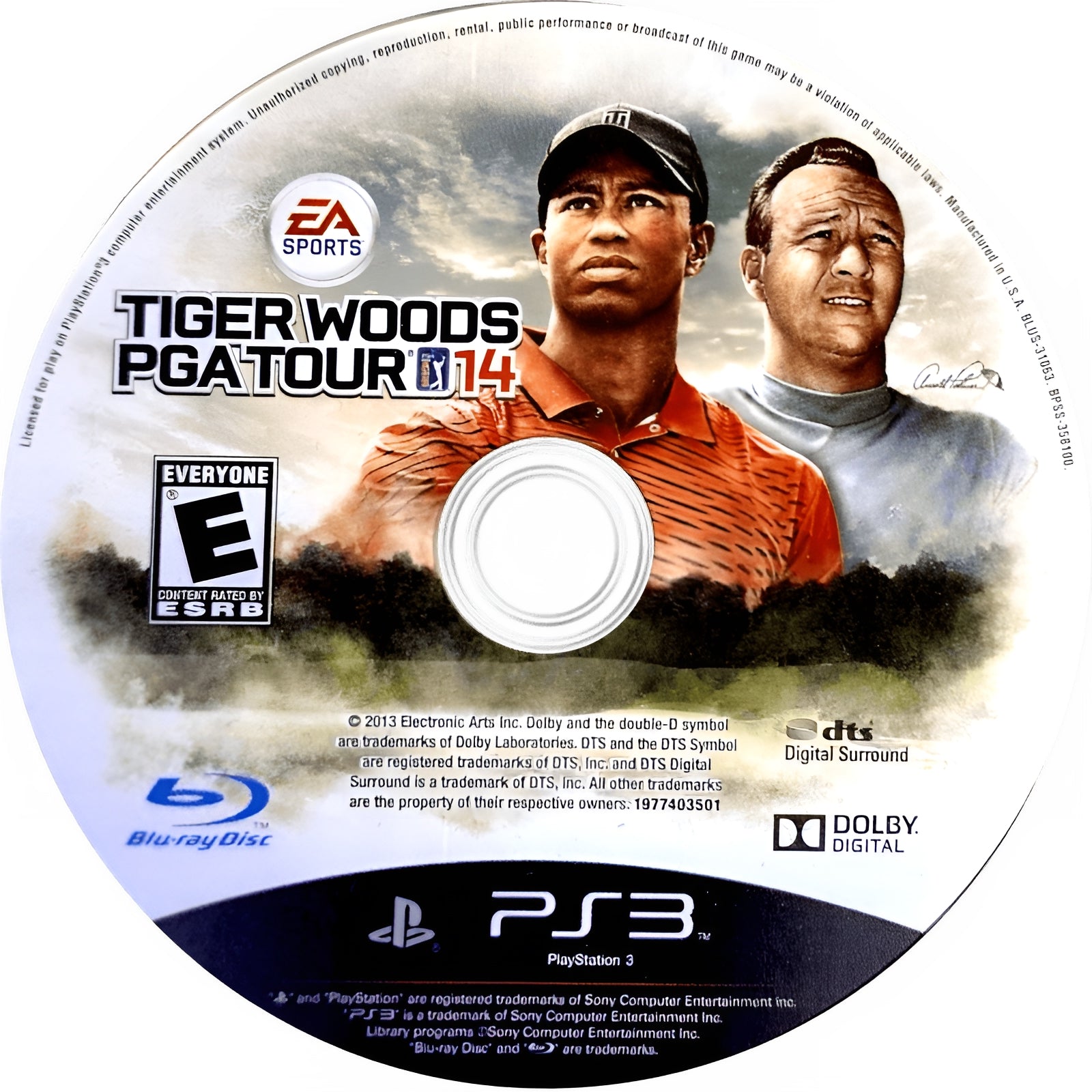 Tiger Woods PGA TOUR 14 PS3 - Video Game - Used - CaveGamers - Image 3