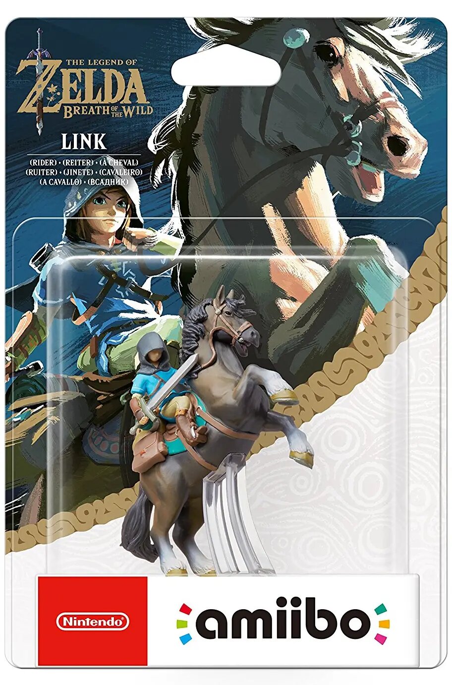 amiibo The Legend of Zelda: Breath of the Wild Rider Link [Europe] Amiibos - Video Game Accessory - New - CaveGamers