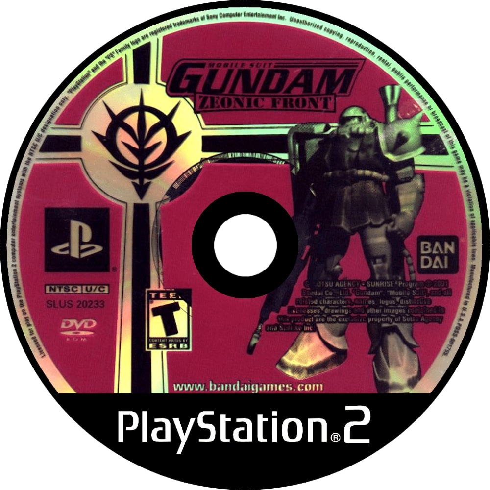 Mobile Suit Gundam: Zeonic Front PS2 - Video Game - Used - CaveGamers - Image 3
