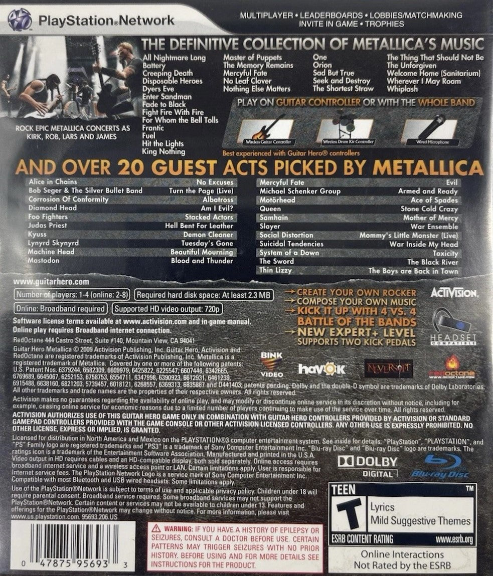 Guitar Hero Metallica