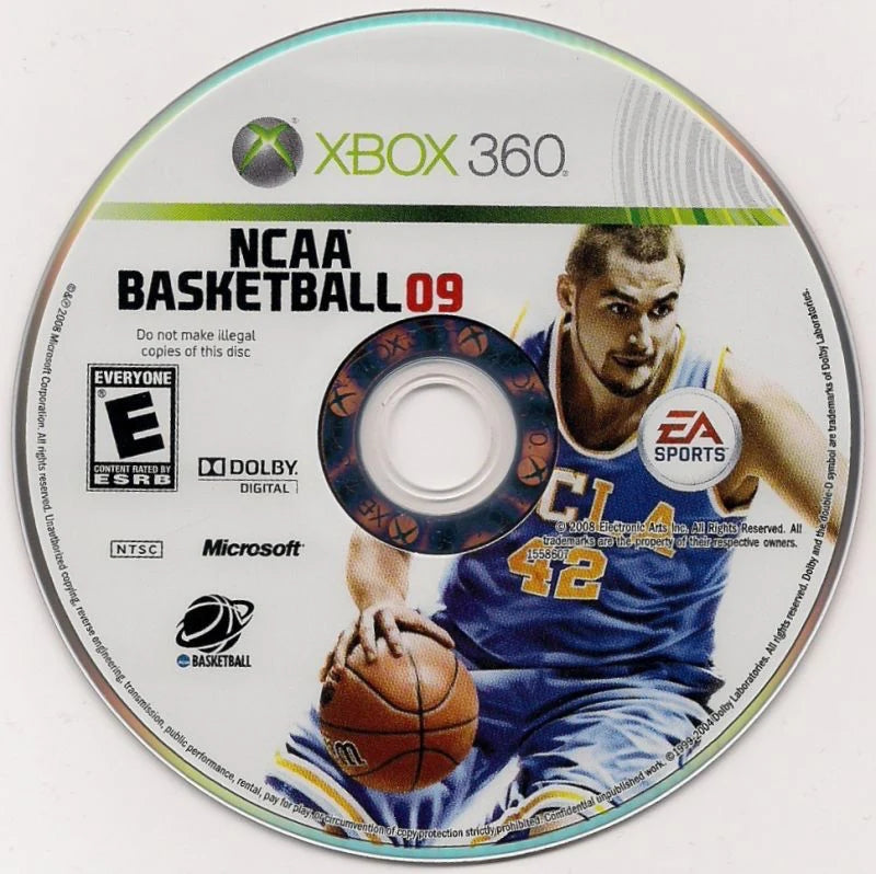 NCAA Basketball 09 Xbox 360 - Video Game - Used - CaveGamers - Image 3