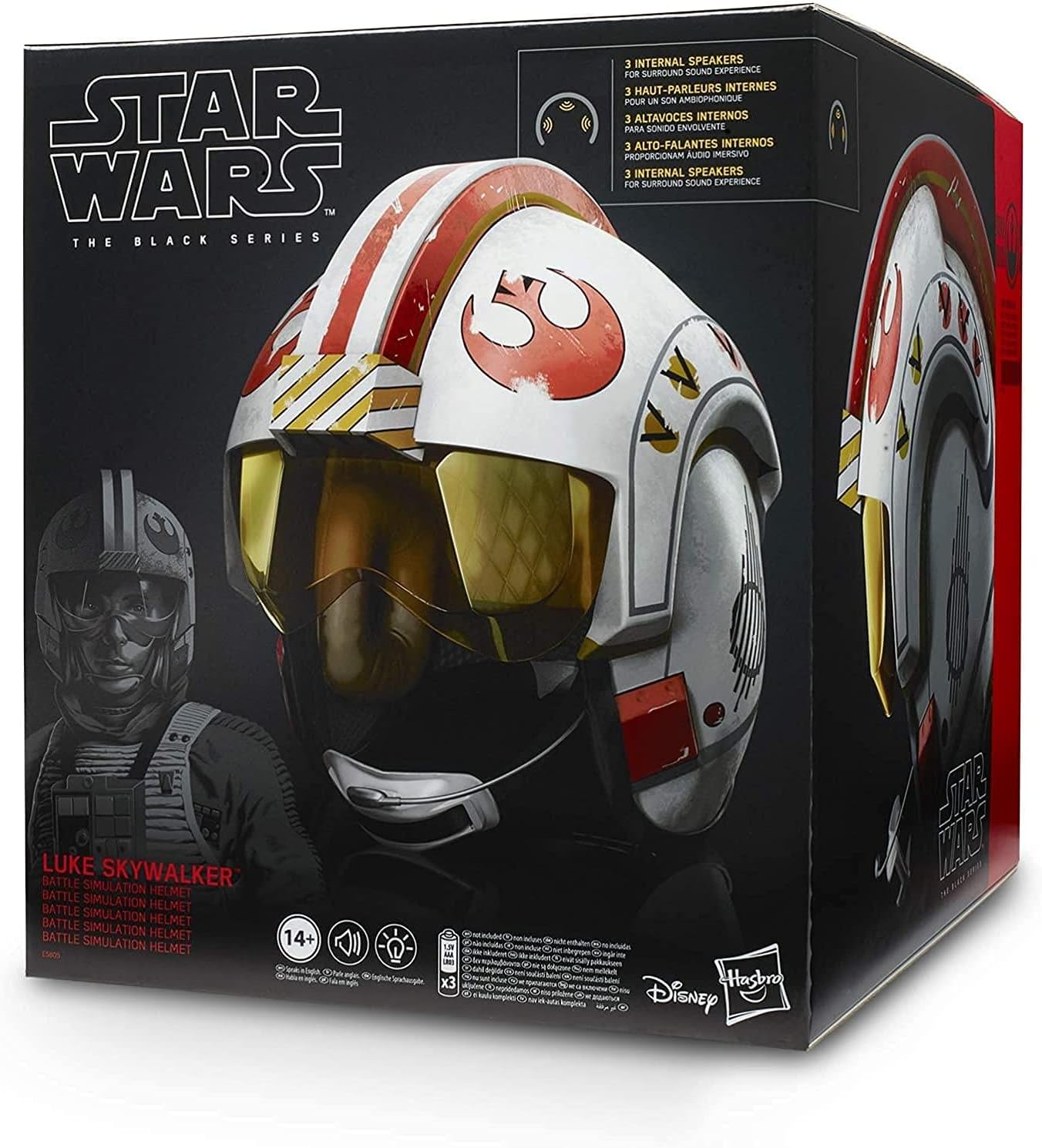 Star Wars: The Black Series - Luke Skywalker Battle Simulation Helmet Prop Replicas - Toys - New - CaveGamers - Image 2