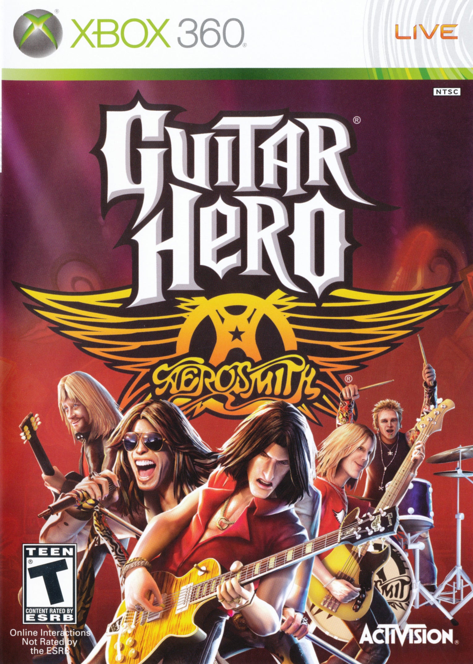 Guitar Hero Aerosmith Xbox 360 - Video Game - Used - CaveGamers