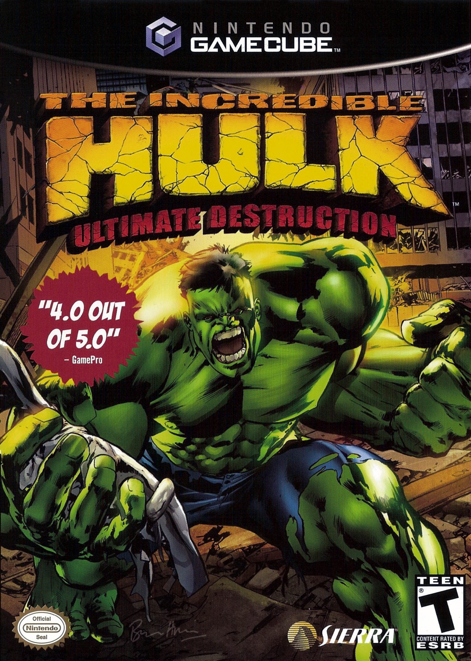 The Incredible Hulk: Ultimate Destruction GameCube - Video Game - Used - CaveGamers