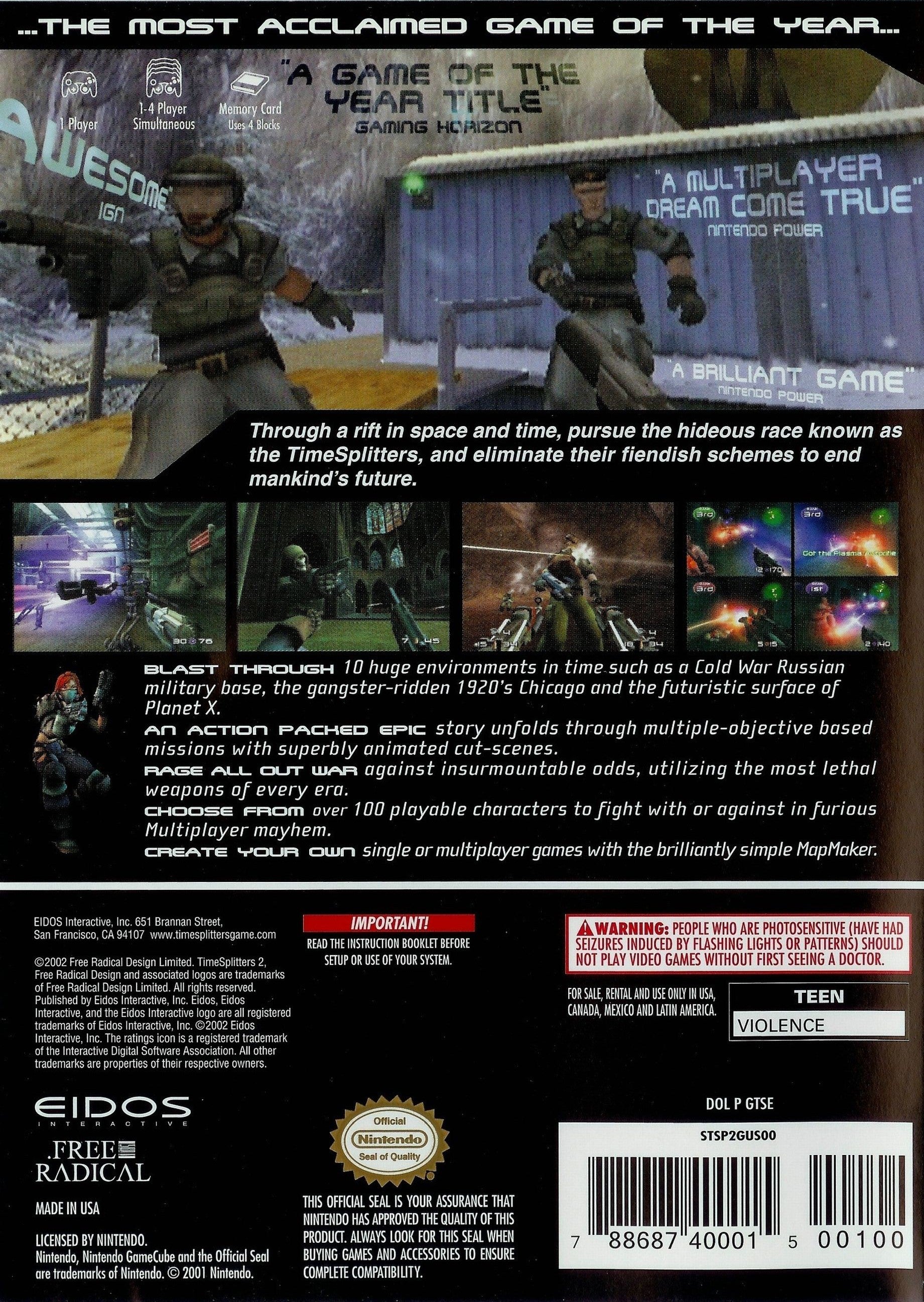 Time Splitters 2
