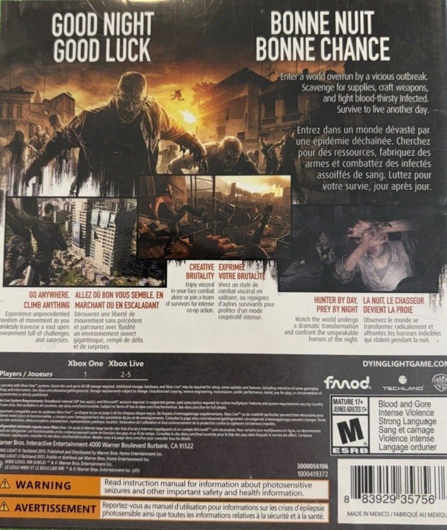Dying Light Xbox One - Video Game - Used - CaveGamers - Image 2