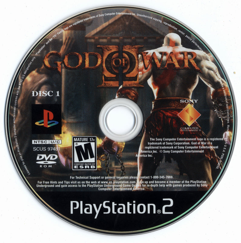 God of War 2 PS2 - Video Game - Used - CaveGamers - Image 3
