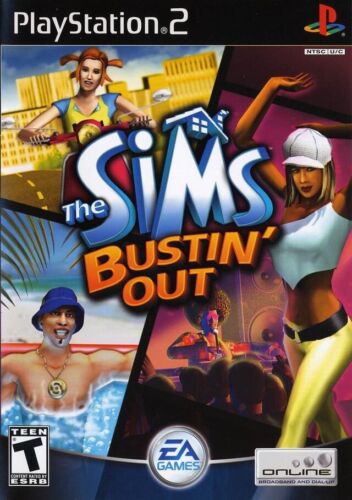 The Sims Bustin' Out PS2 - Video Game - Used - CaveGamers