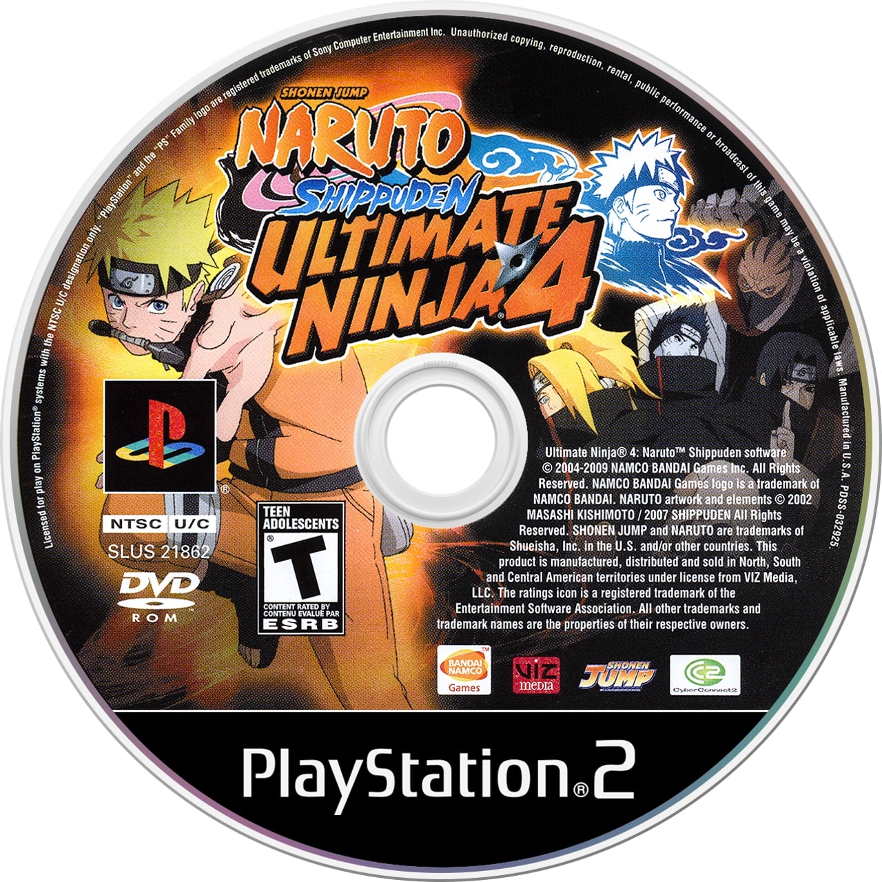 Ultimate Ninja 4: Naruto Shippuden PS2 - Video Game - Used - CaveGamers - Image 3