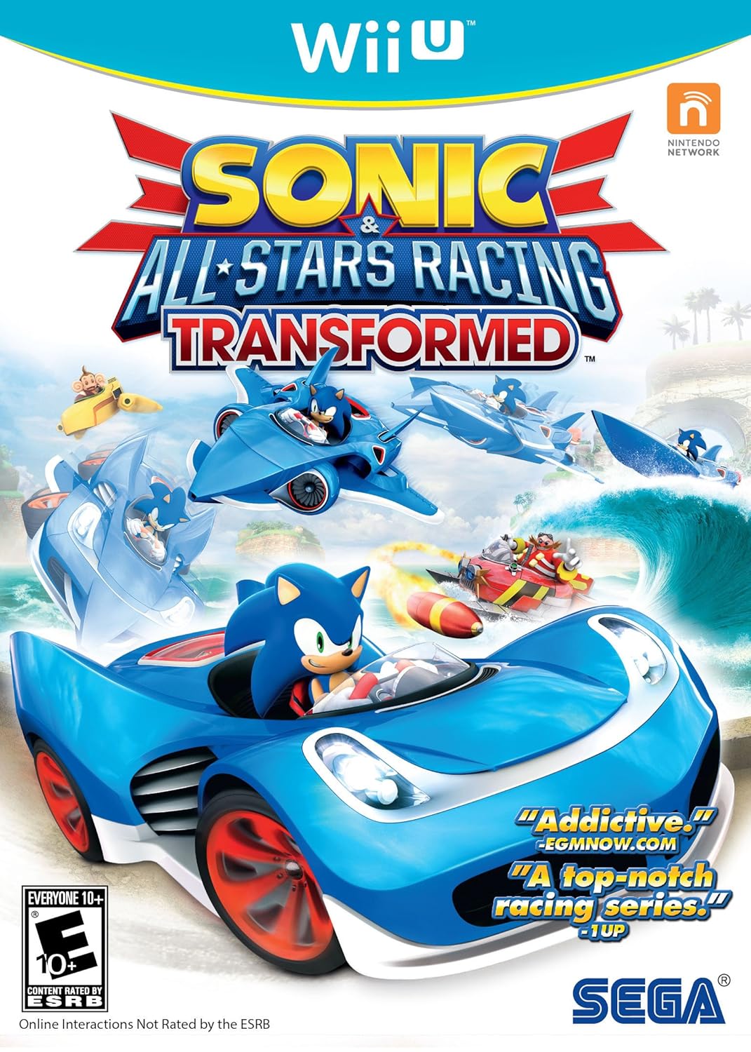 Sonic & All-Stars Racing Transformed Wii U - Video Game - Used - CaveGamers