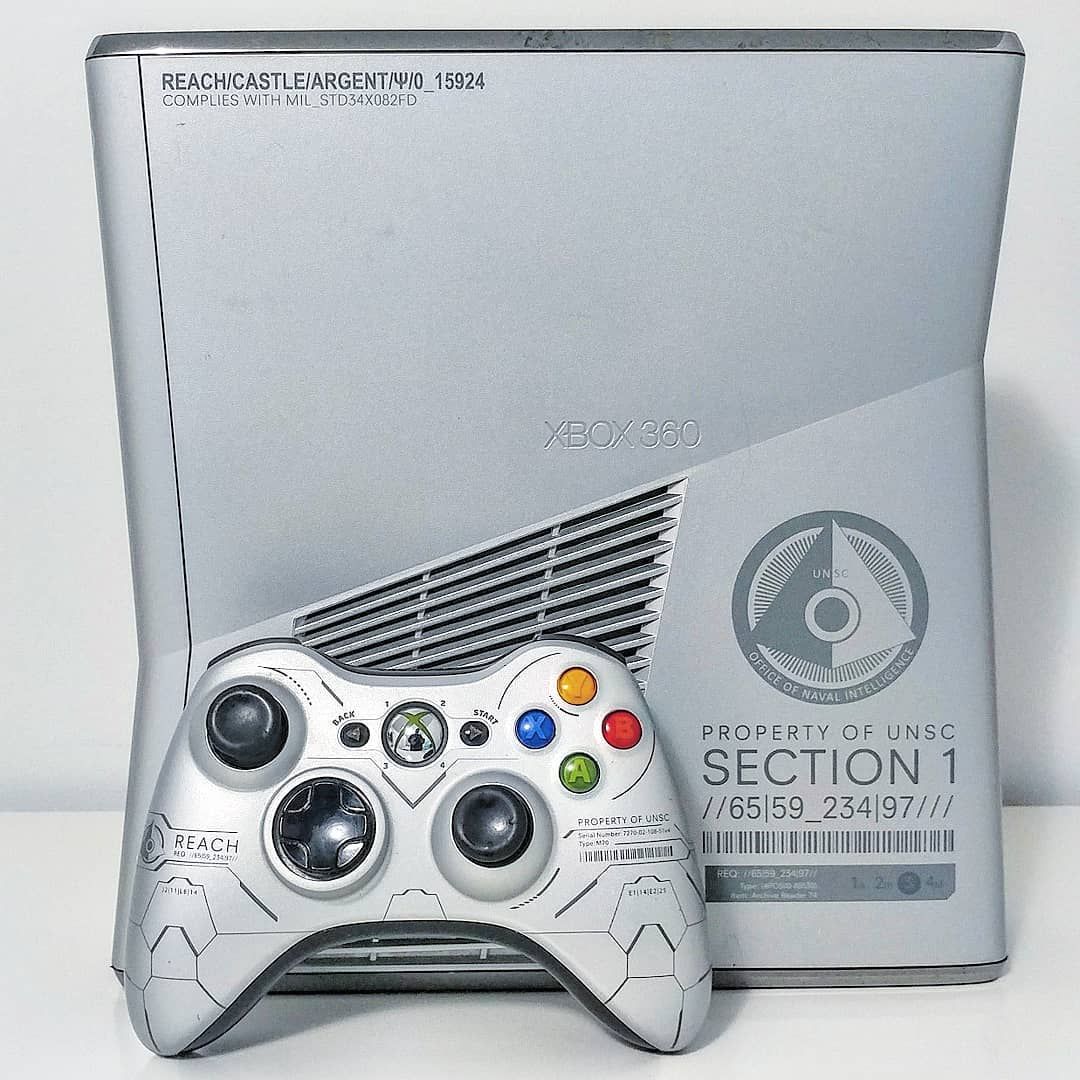 Xbox 360 Slim Console - Halo Reach Edition [Model 1439]