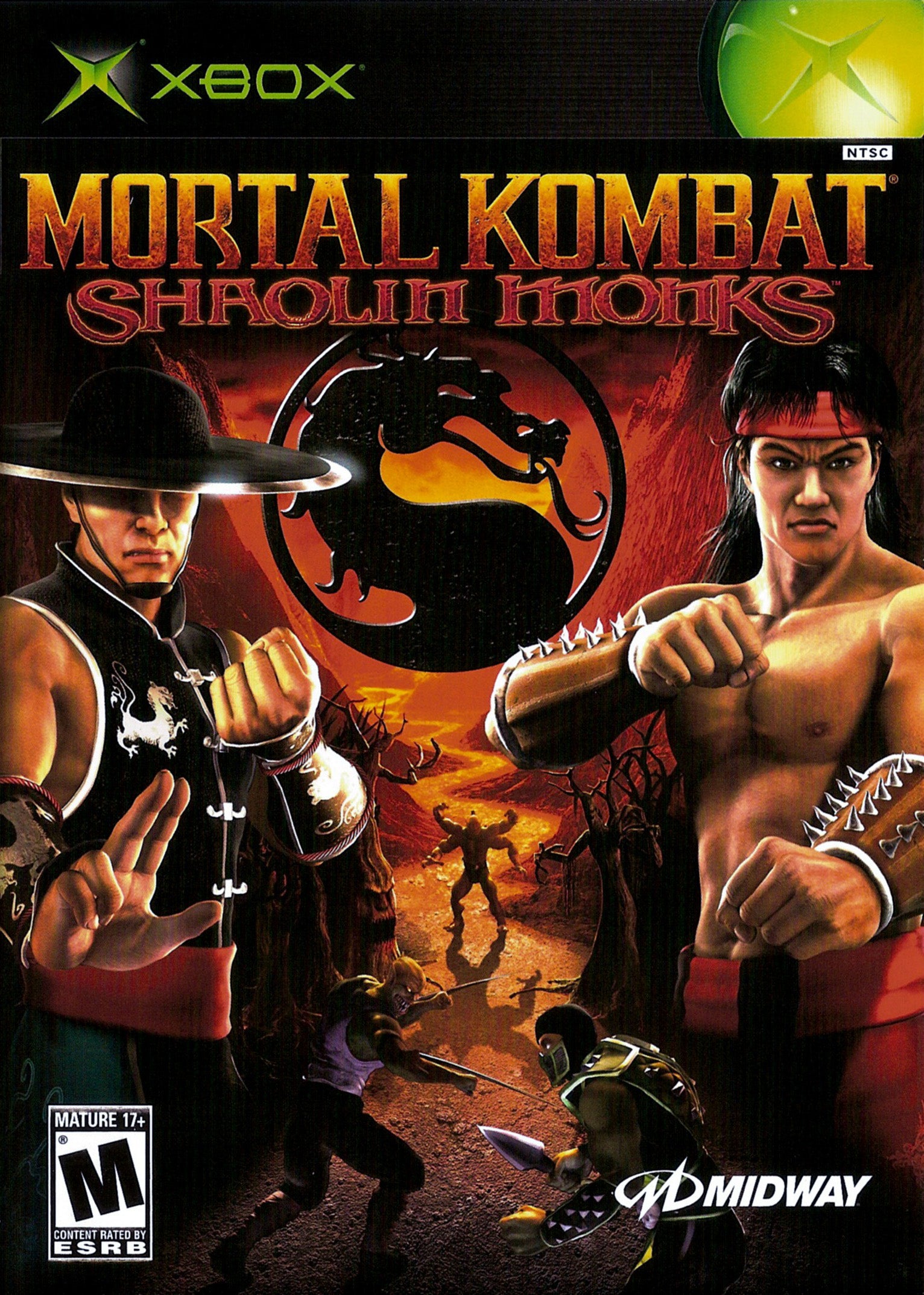 Mortal Kombat Shaolin Monks Xbox - Video Game - Used - CaveGamers