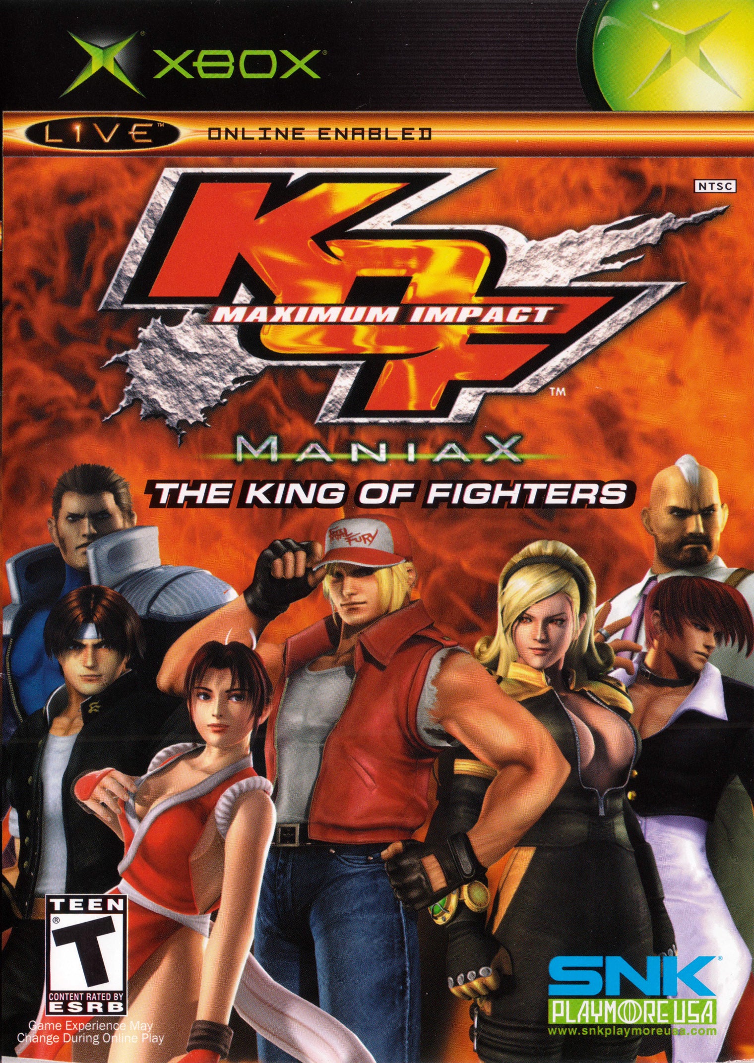 King of Fighters: Maximum Impact Maniax Xbox - Video Game - Used - CaveGamers