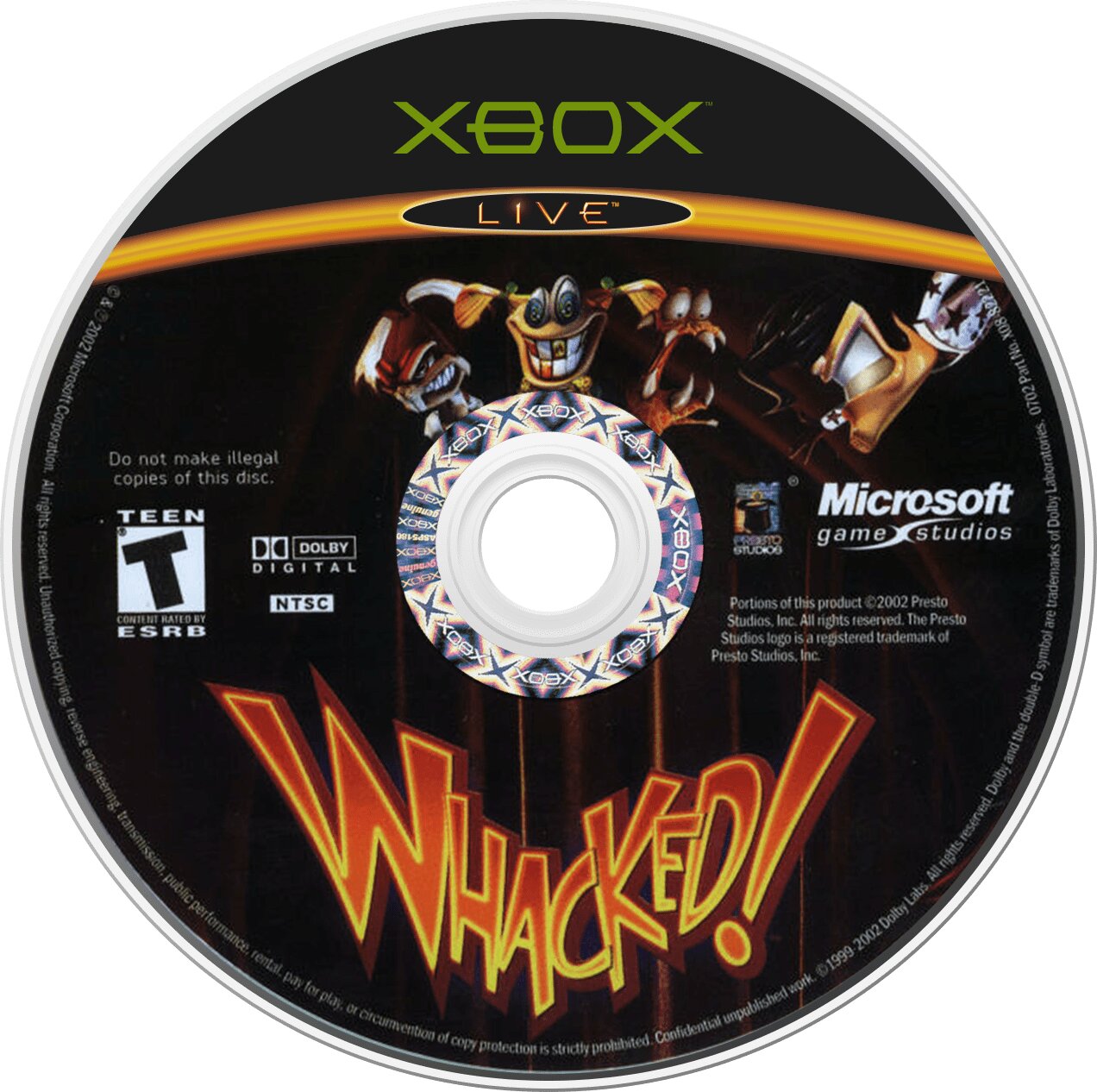 Whacked! Xbox - Video Game - Used - CaveGamers - Image 3