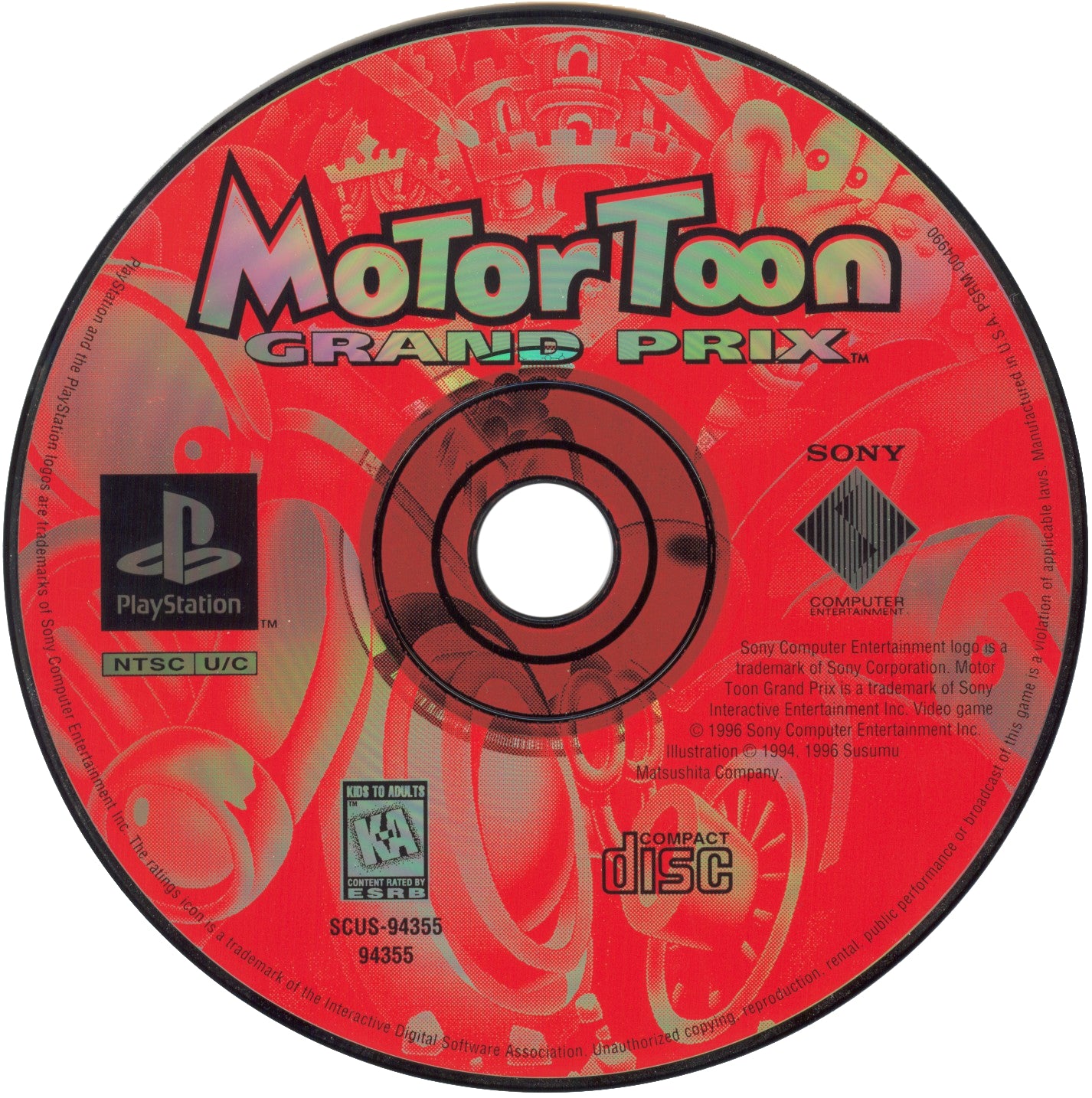 Motor Toon Grand Prix Playstation - Video Game - Used - CaveGamers - Image 3