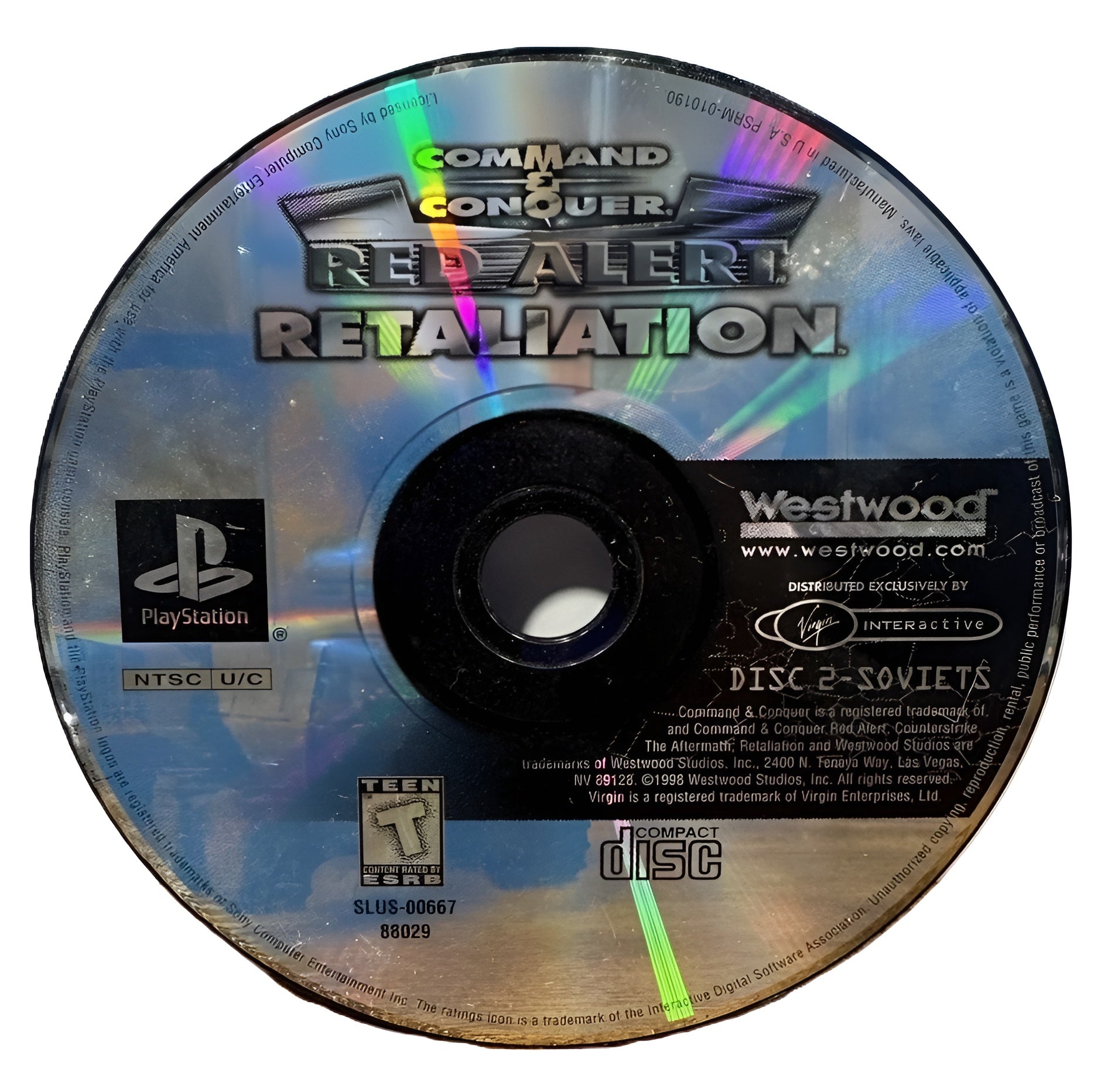Command & Conquer: Red Alert Retaliation [2 Discs] Playstation - Video Game - Used - CaveGamers - Image 4