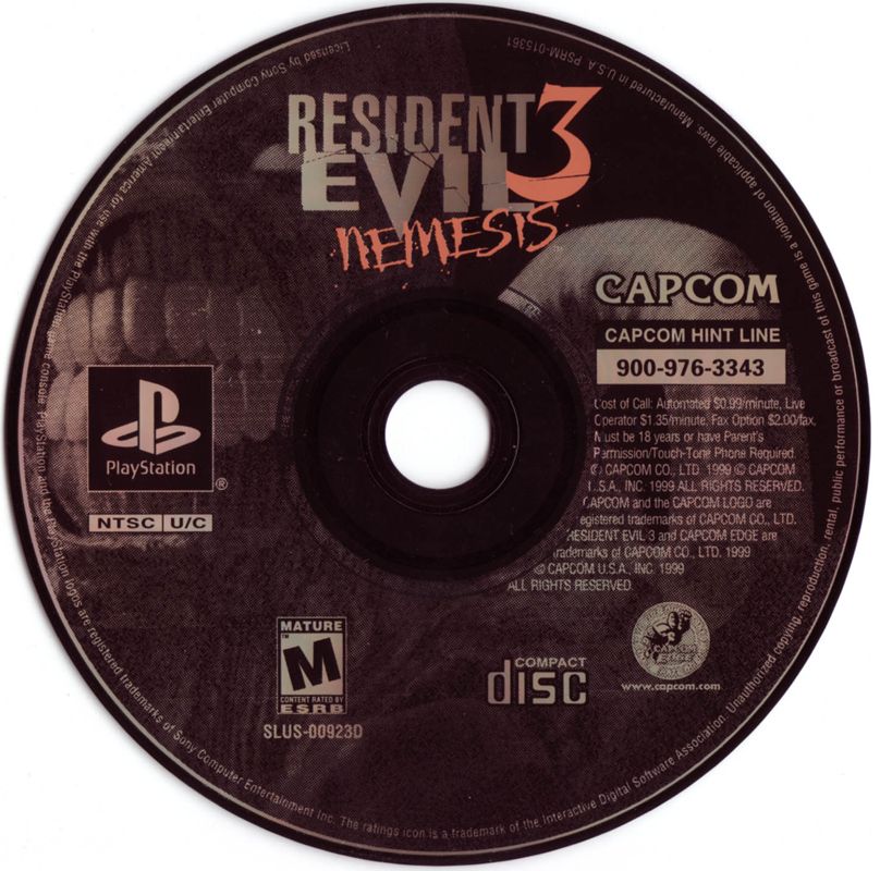 Resident Evil 3: Nemesis Playstation - Video Game - Used - CaveGamers - Image 2