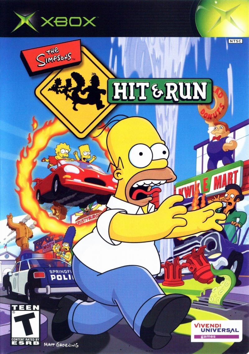 The Simpsons: Hit and Run Xbox - Video Game - Used - CaveGamers