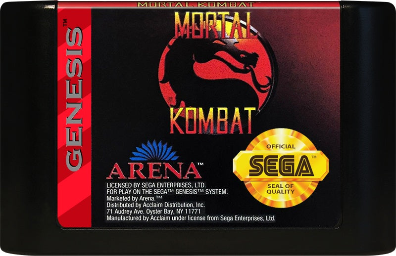 Mortal Kombat Genesis - Video Game - Used - CaveGamers - Image 3