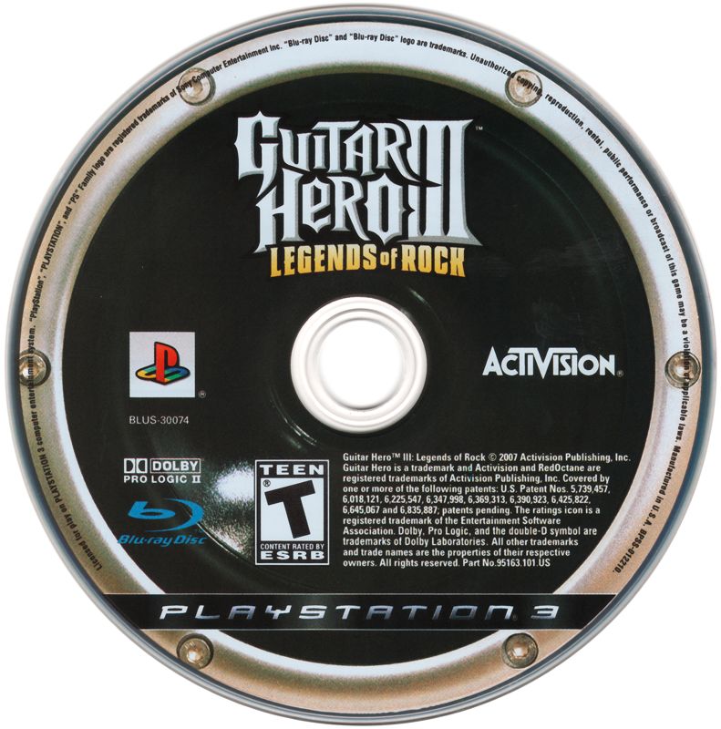 Guitar Hero III: Legends of Rock PS3 - Video Game - Used - CaveGamers - Image 2