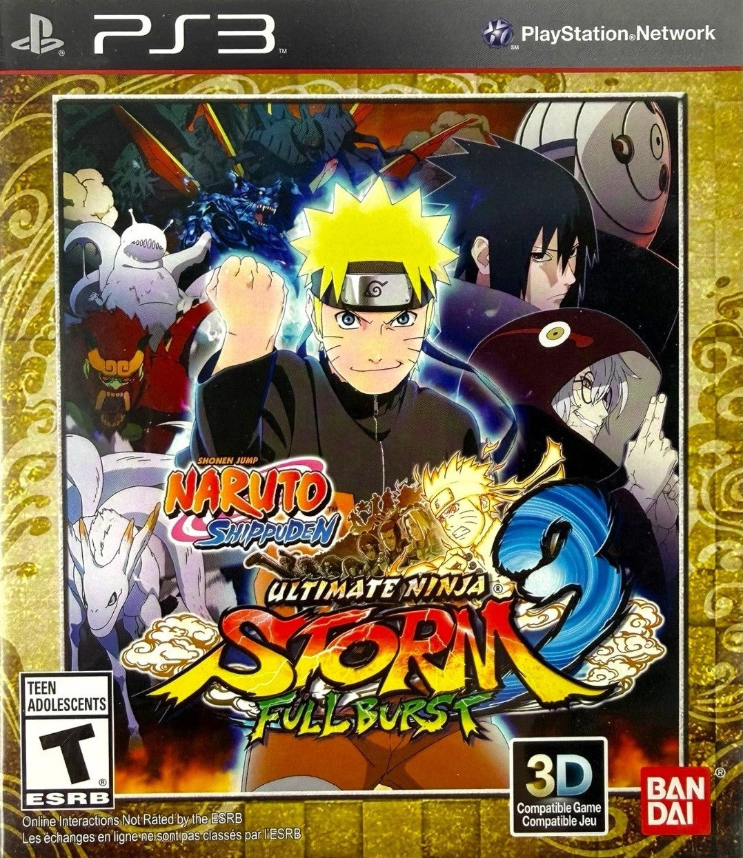 Naruto Shippuden Ultimate Ninja Storm 3 Full Burst PS3 - Video Game - Used - CaveGamers