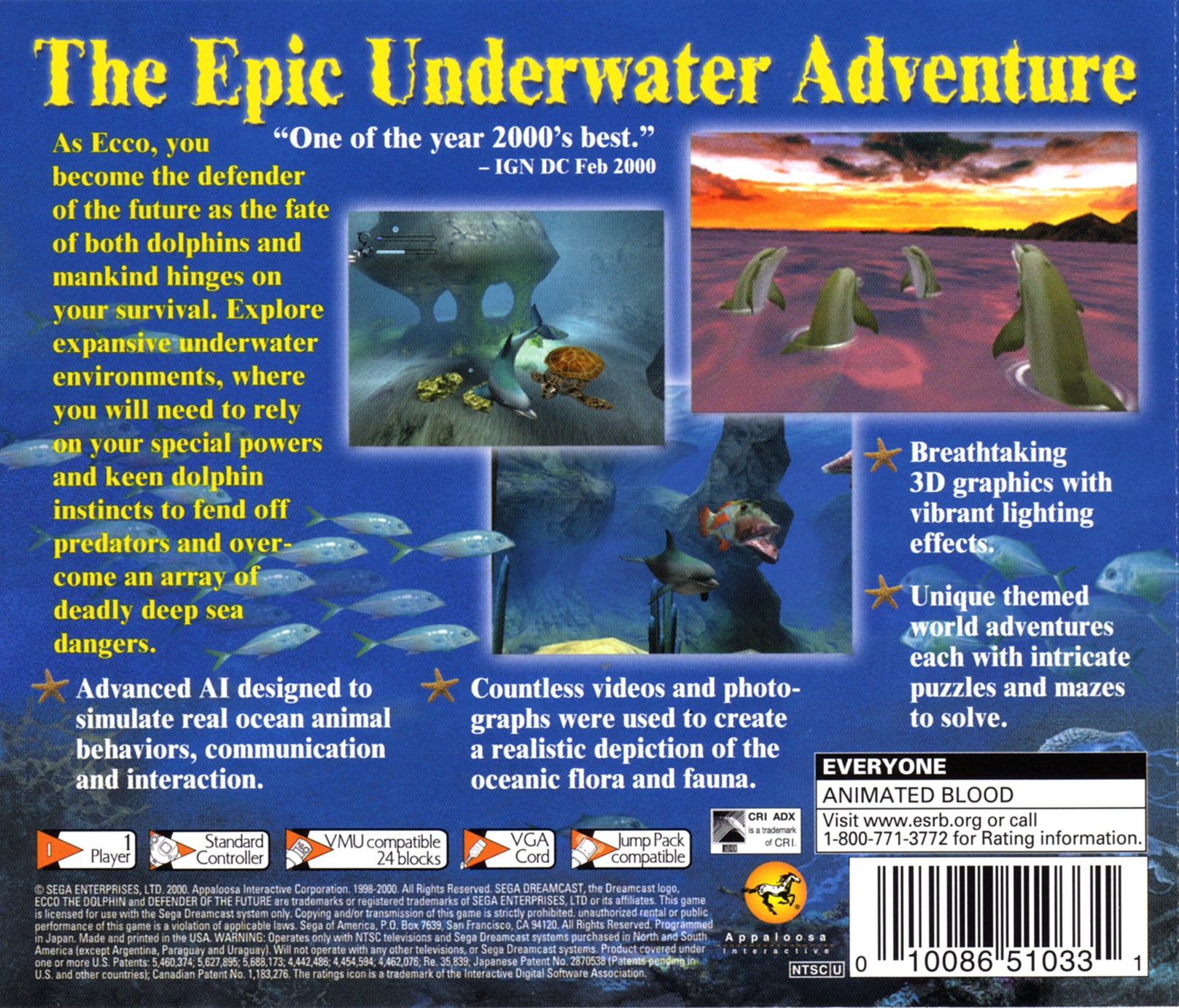 Ecco The Dolphin: Defender of the Future