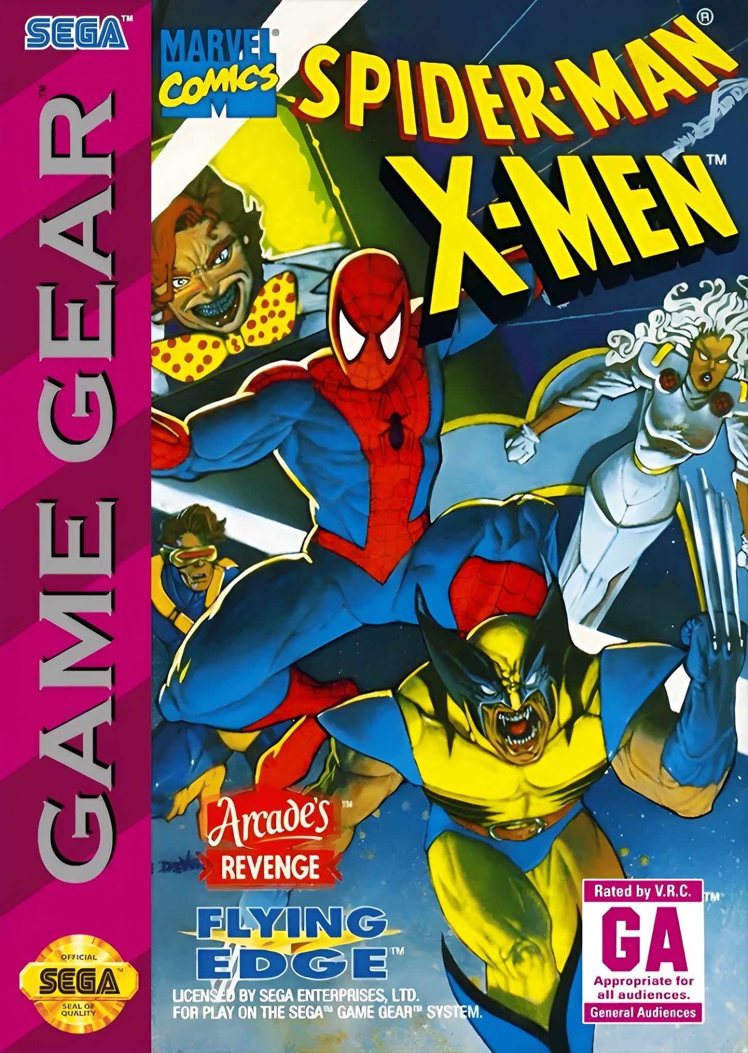 Spider-Man X-Men Arcade's Revenge GameGear - Video Game - Used - CaveGamers
