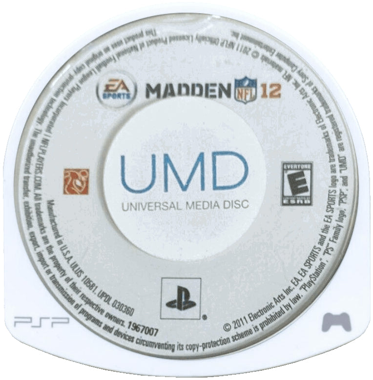 Madden NFL 12 PSP - Video Game - Used - CaveGamers - Image 2