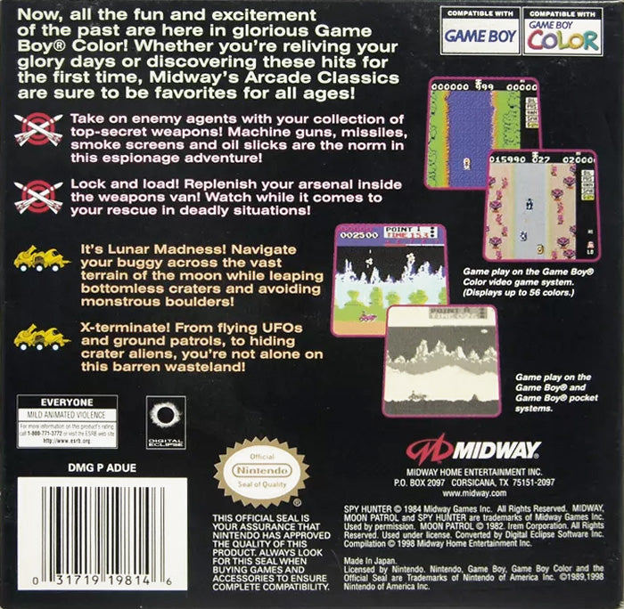 Arcade Hits: Moon Patrol & Spy Hunter